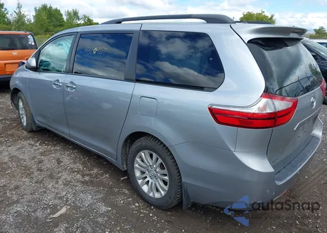 2017 Toyota Sienna Xle 8 Passenger из США, поврежденный, VIN 5TDYZ3DC6HS865918